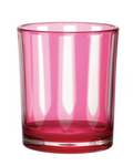 14 oz. Acrylic Drinking Glass with Stripes, 3 Colors