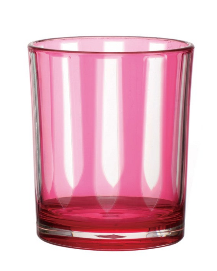14 oz. Acrylic Drinking Glass with Stripes, 3 Colors