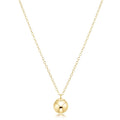 16 Necklace Gold Classic Gold 8mm Charm by enewton by Enewton