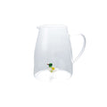 2 Quart Glass Pitcher with Hand-Blown Duck Inside