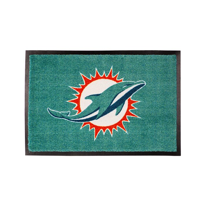 2'x3' USA Made Indoor/Outdoor Entryway Mat, Miami Dolphins