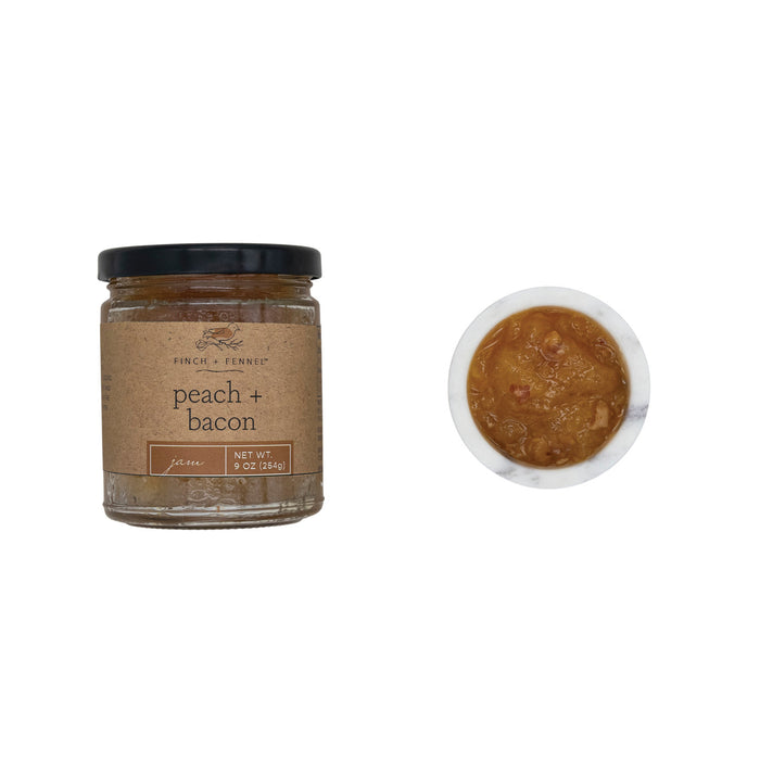 9 oz. Peach + Bacon Jam