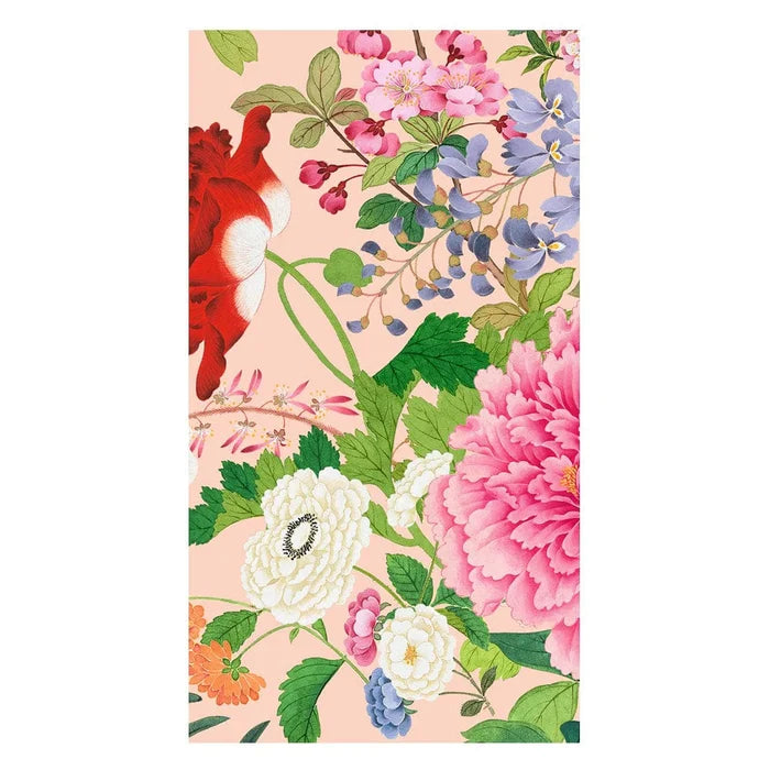 A PROFUSION OF FLOWERS 2 SHELL PINK - GUEST TOWEL