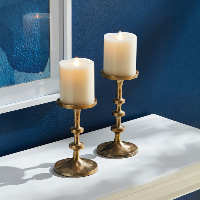 Abacus Petite Candle Stands, Set Of 2 - View 2