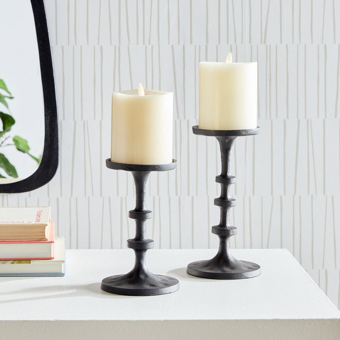 Abacus Petite Candle Stands, Set Of 2 - View 3