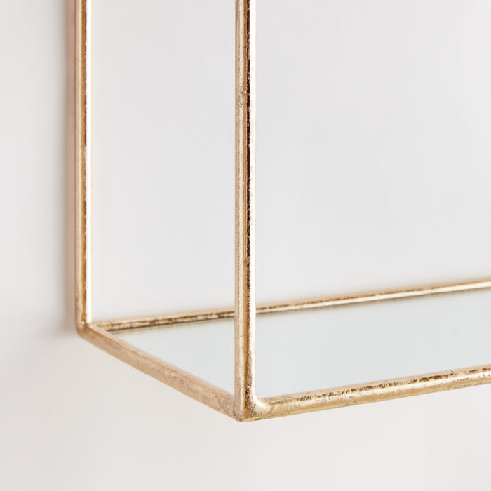 Abbey Mirrored Wall Shelves, Set Of 2 - View 2