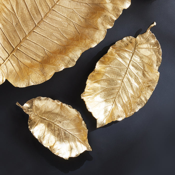 Alegra Leaf Trays, Set Of 2 - View 2
