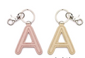ALPHABET VEGAN LEATHER KEYRINGS - A. Dodson's