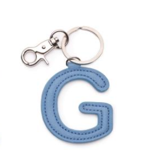 ALPHABET VEGAN LEATHER KEYRINGS - A. Dodson's