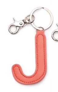 ALPHABET VEGAN LEATHER KEYRINGS - A. Dodson's