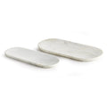 Amal Marble Trays, Set Of 2