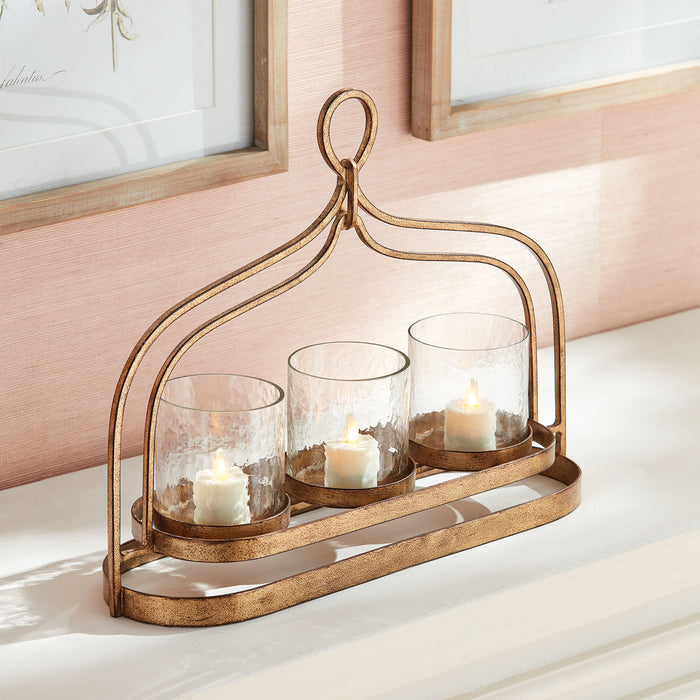 Amara 3-Candle Hurricane - View 5