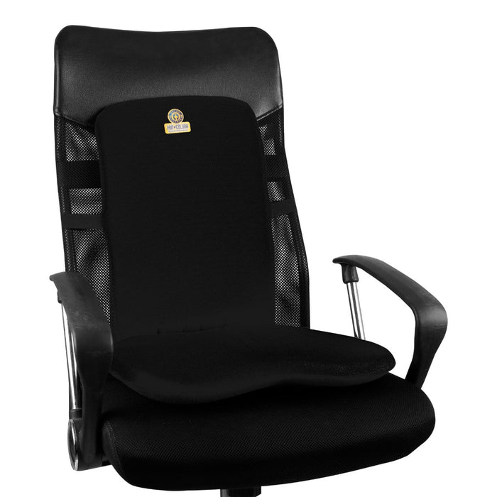 Assento Ortopédico Pró Coluna Ortho Pauher AC001 Preto - FisioStore