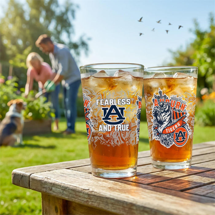 Auburn University 16oz Glass Pint