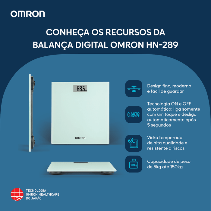 Balança Digital Omron HN-289 - FisioStore