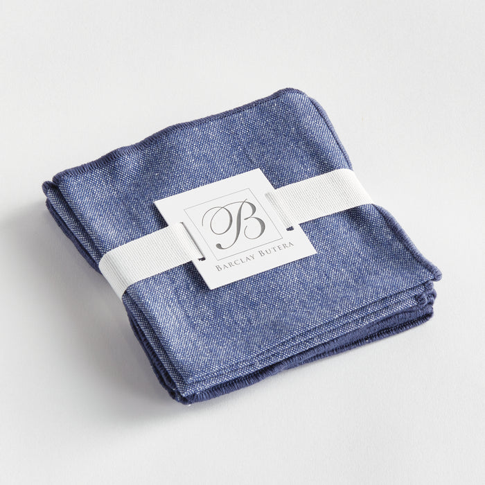 Barclay Butera Miramar Cocktail Napkins, Set Of 4 - View 5