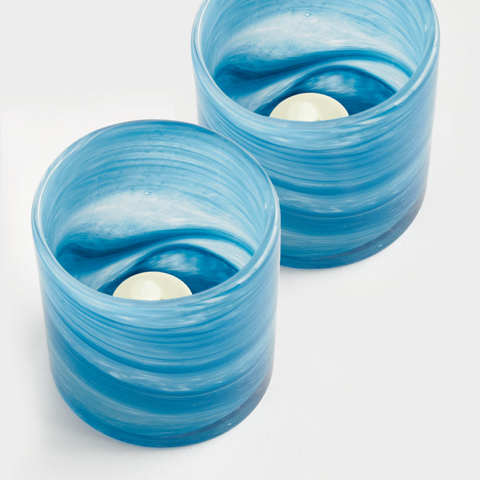 Barclay Butera Seaside Glass Hurricane - View 5