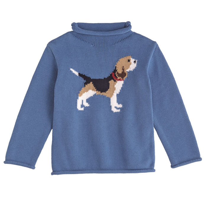Beagle Rollneck Sweater by Mud Pie