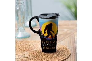 Bigfoot Ceramic Perfect Cup, 17oz, Gift Box by Evergreen