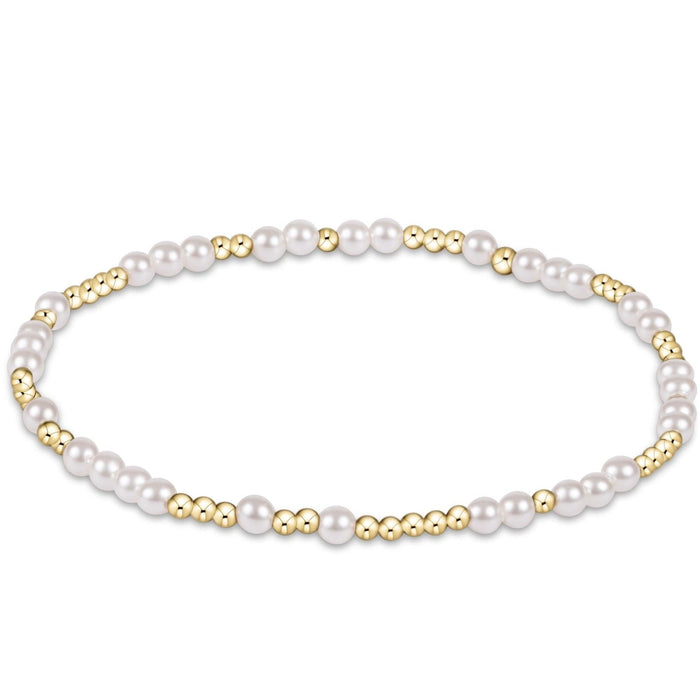 Blissful Pearl 3mm Bracelet by enewton