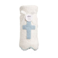 Blue Cross Chenille Blanket