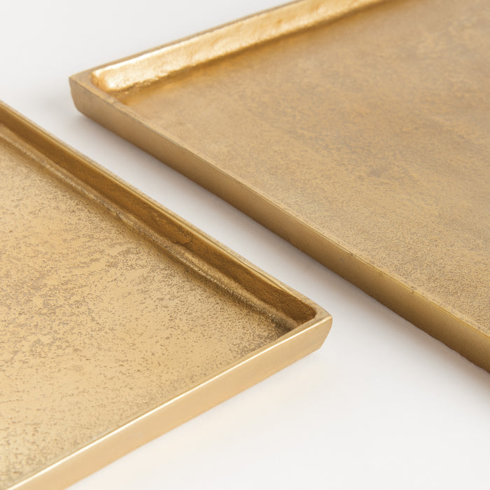 Brett Square Decorative Trays, Set Of 2 - View 5