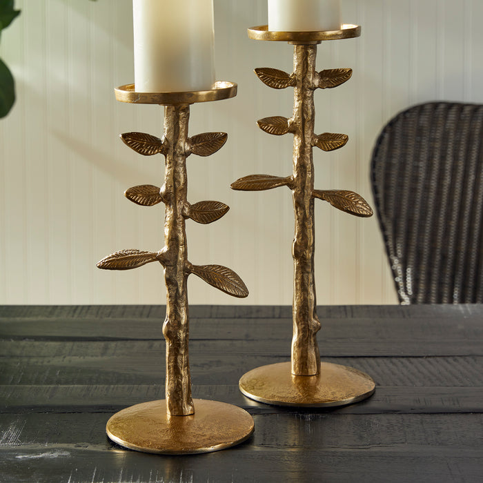 Brier Candle Stands, Set Of 2 - View 3