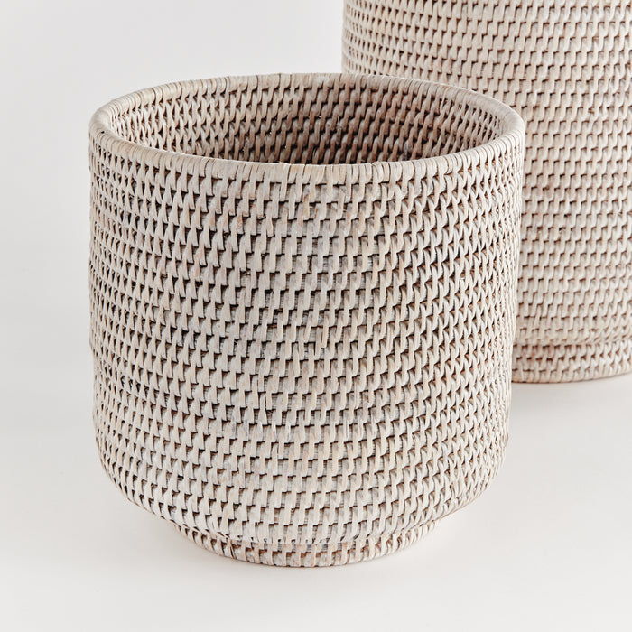Burma Rattan Cachepots Large, Set Of 2 - View 2