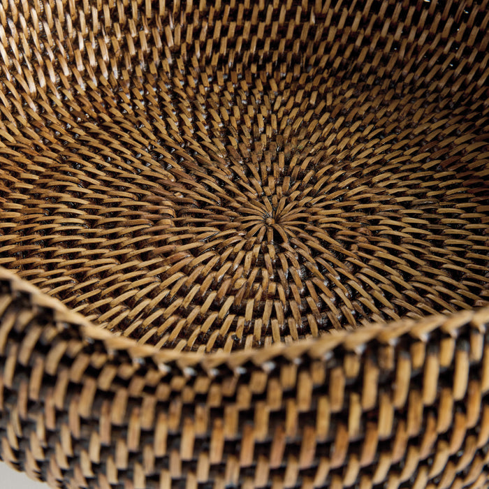 Burma Rattan Footed Bowl - View 5