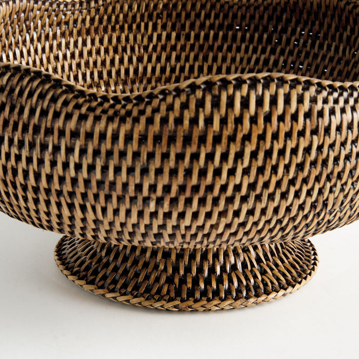 Burma Rattan Footed Bowl - View 6