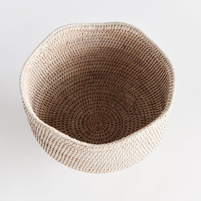 Burma Rattan Footed Cachepot - View 2