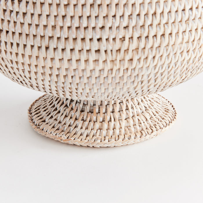 Burma Rattan Footed Cachepot - View 3