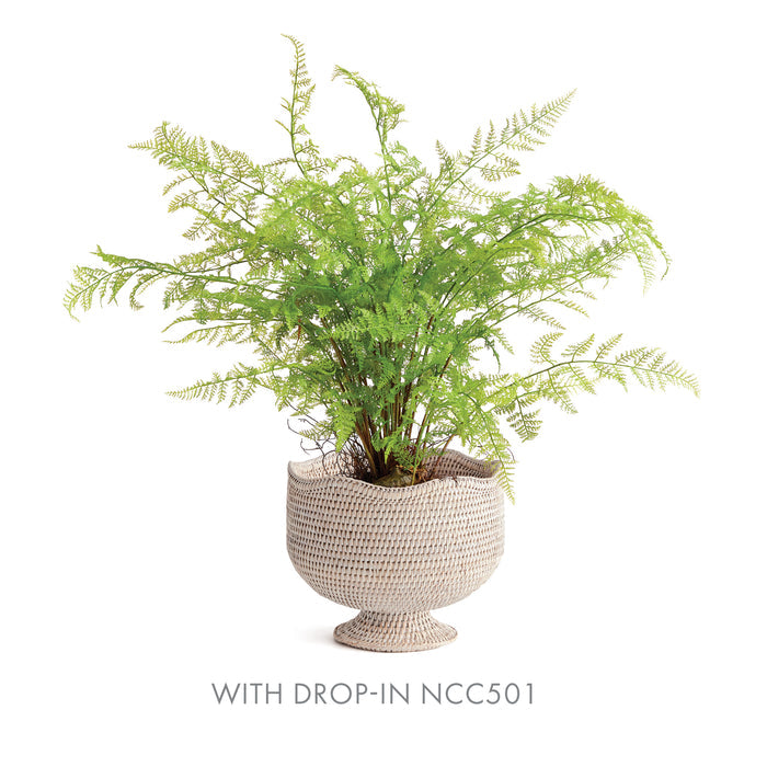 Burma Rattan Footed Cachepot - View 7