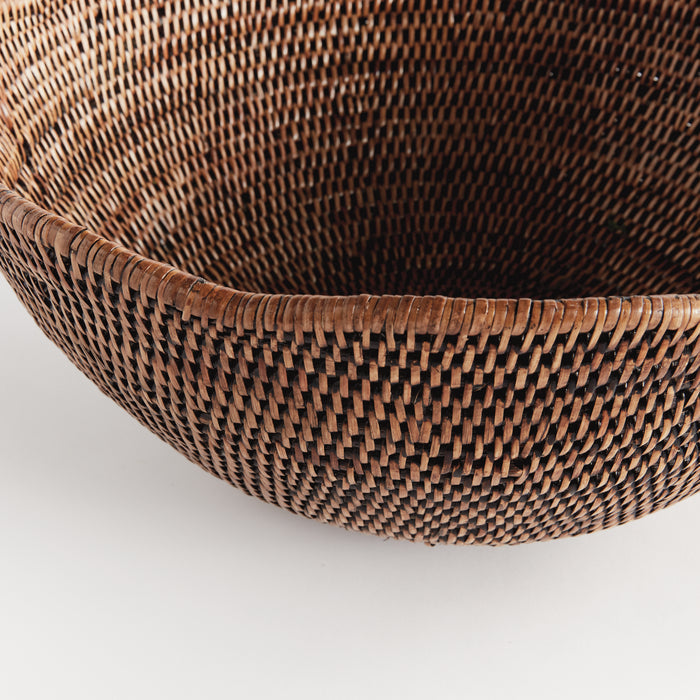Burma Rattan Scalloped Edge Bowl Large - View 3