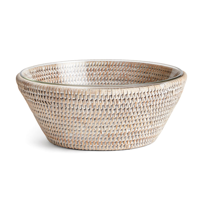 Burma Rattan Serving Bowl 10.75"