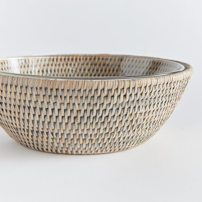 Burma Rattan Serving Bowl 10.75" - View 2
