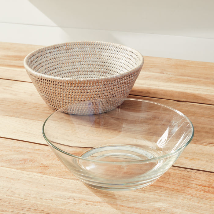 Burma Rattan Serving Bowl 10.75" - View 4