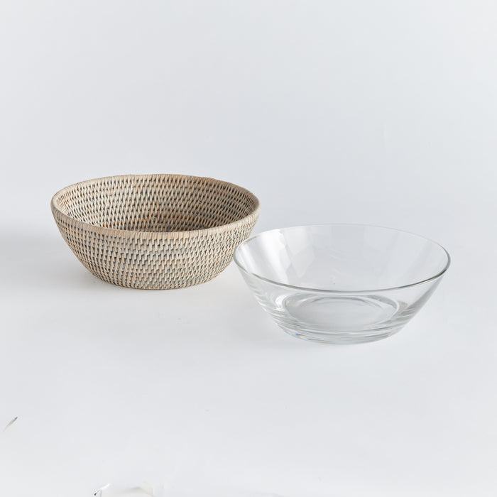Burma Rattan Serving Bowl 10.75" - View 4