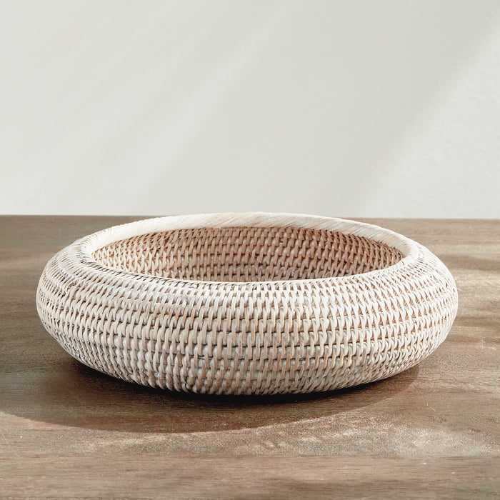 Burma Rattan Shallow Display Bowls, Set Of 2 - View 5