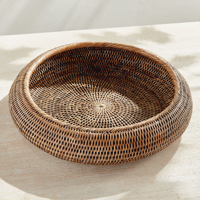 Burma Rattan Shallow Display Bowls, Set Of 2 - View 8