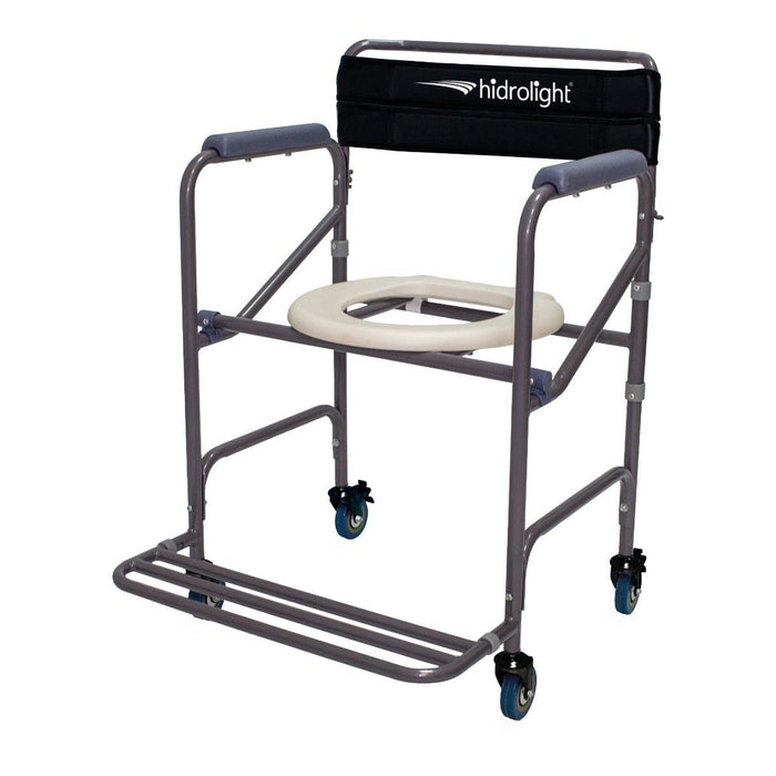 Cadeira Banho Aço Desmontável 120kg SC105 Hidrolight - FisioStore