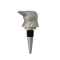 Cast Aluminum Penguin Head Bottle Stopper in Kraft Box