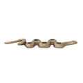 Cast Aluminum Snake Shaped Taper Holder, Gold Finish (Holds 5 Tapers) by Creative Co-Op