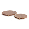 Cherie Round Serving Boards, Set Of 2