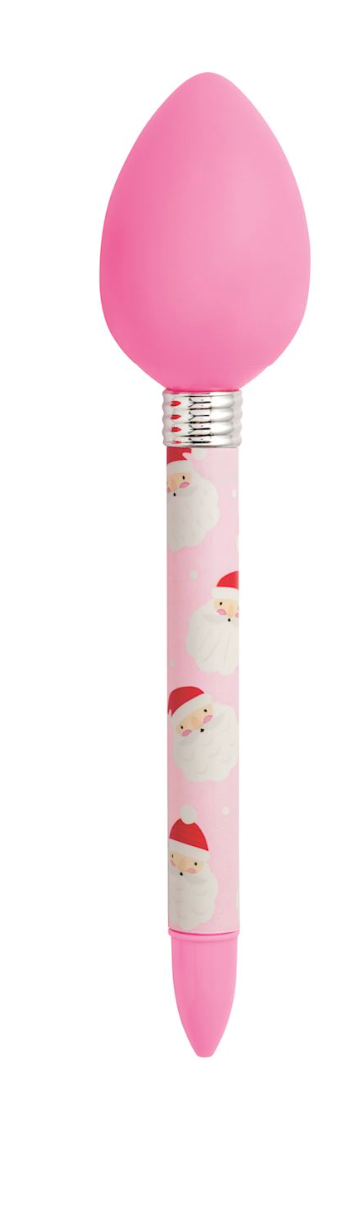 Christmas Bulb Light-Up Pens by Mud Pie