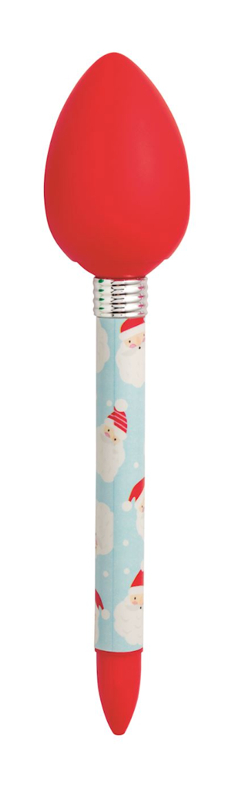 Christmas Bulb Light-Up Pens by Mud Pie