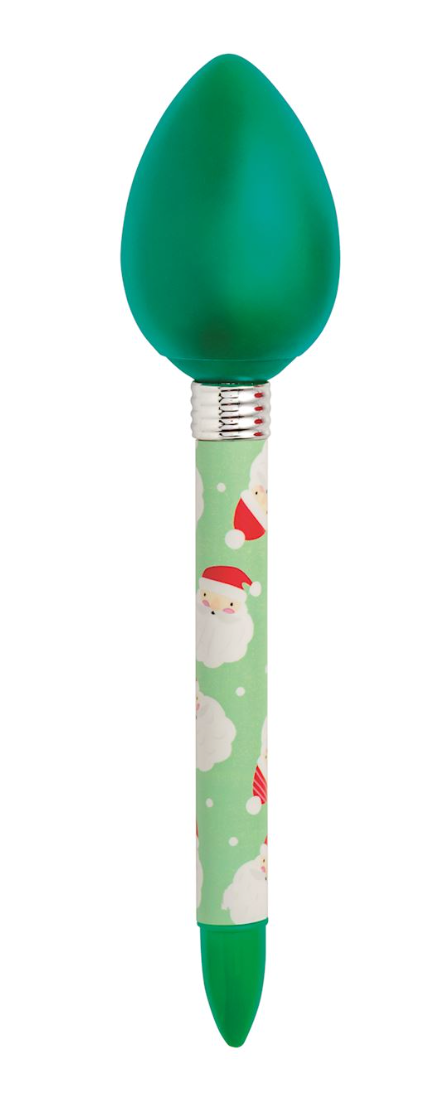 Christmas Bulb Light-Up Pens by Mud Pie