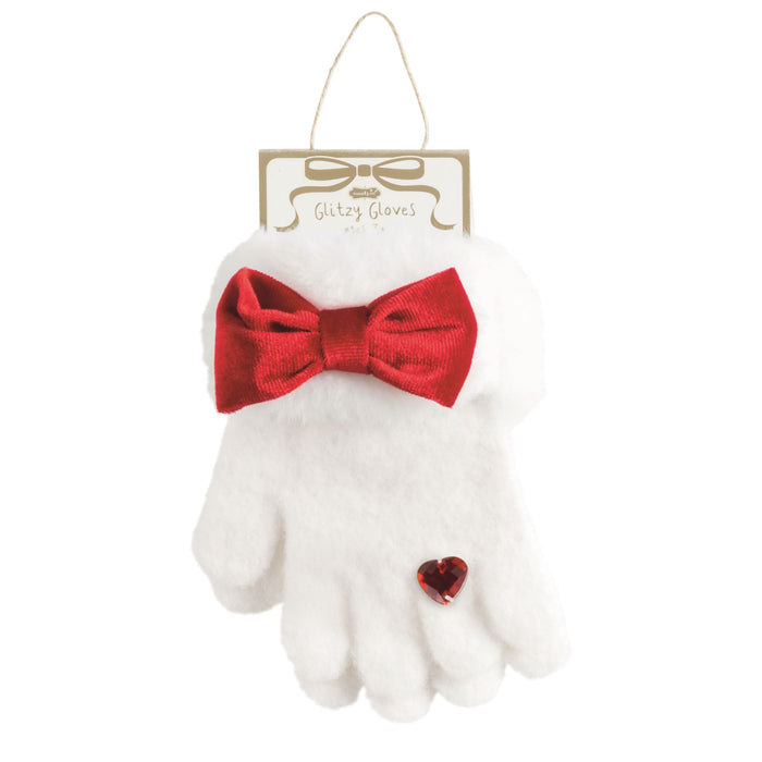 Christmas Glitzy Gloves by Mud Pie