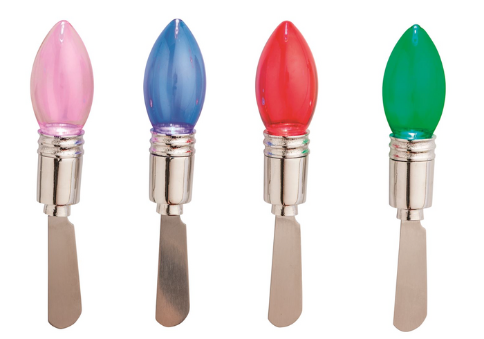Christmas Light Bulb Spreaders by Mud Pie