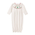 Christmas Smocked Gown by Mud Pie